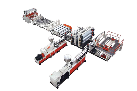 Jwell High Polymer Composite Waterproof Membrane Sheet Extrusion Machine Line 