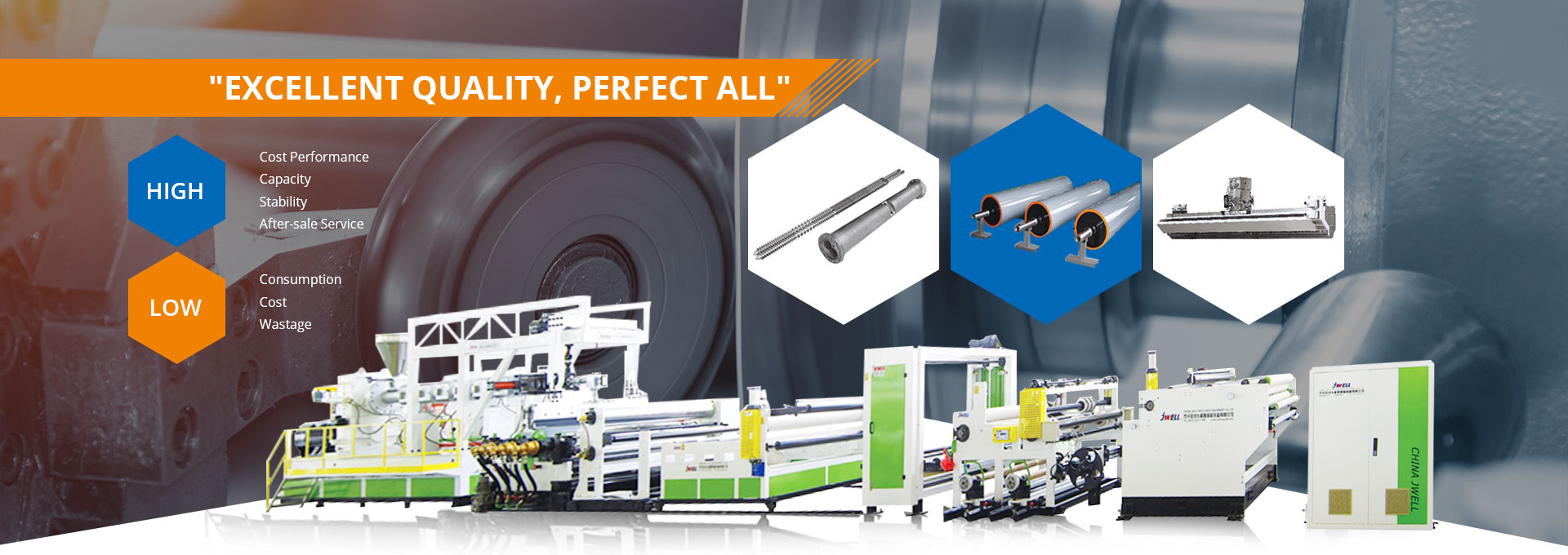 complete plastic extrusion lines manufacturer