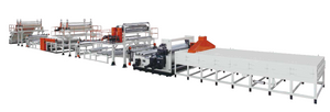 PVC Homogeneous Heart Flooring Leather Production Line