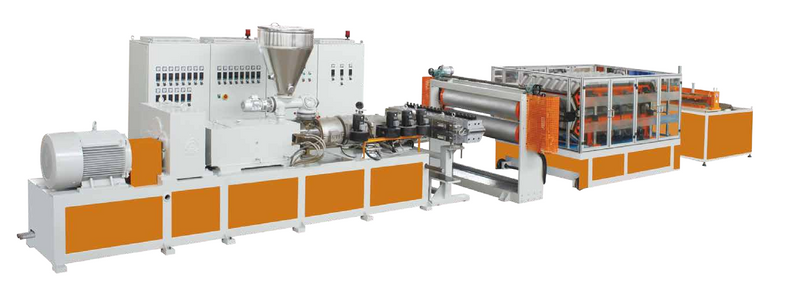 PVC Single/multi Layer Resistance Heat Corrugated Roofing Extrusion Line