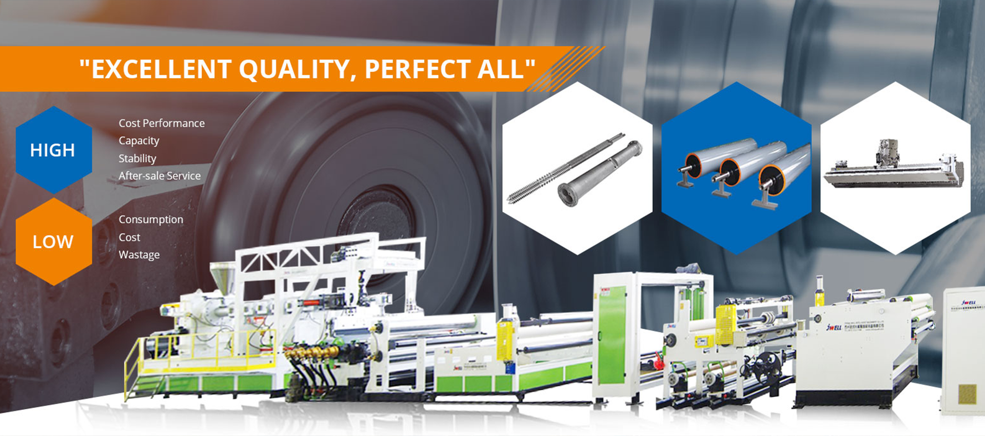 complete plastic extrusion lines manufacturer