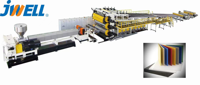 PP/PE/ABS/PVC Thick Plate Production Line