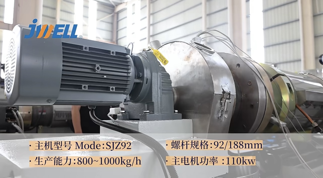 Jwell Extruder Machinery Counter Conical Twin Screw Extruders PVC Pelletizier/Granulator Machine 