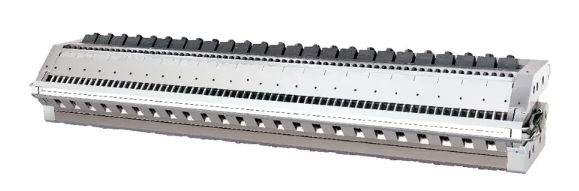 Hanger-Style Sheet Die for Multi-Layer Thermoplastic Sheet Extrusion