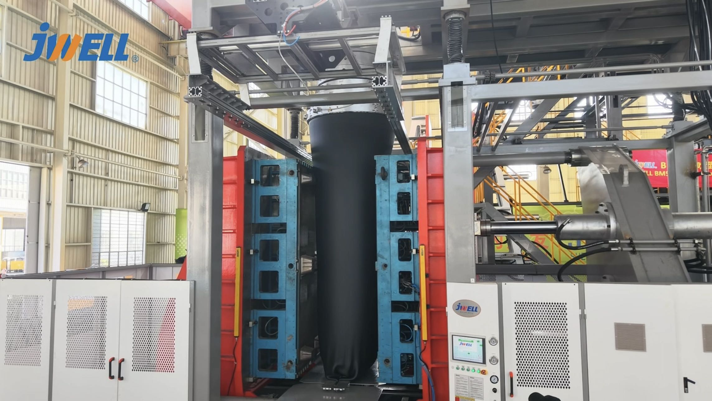 Jwell 500L/1000L Blow Molding Machine for HDPE Industrial Nine Legged/Hollow/Monolithic Blow-Molded Pallet