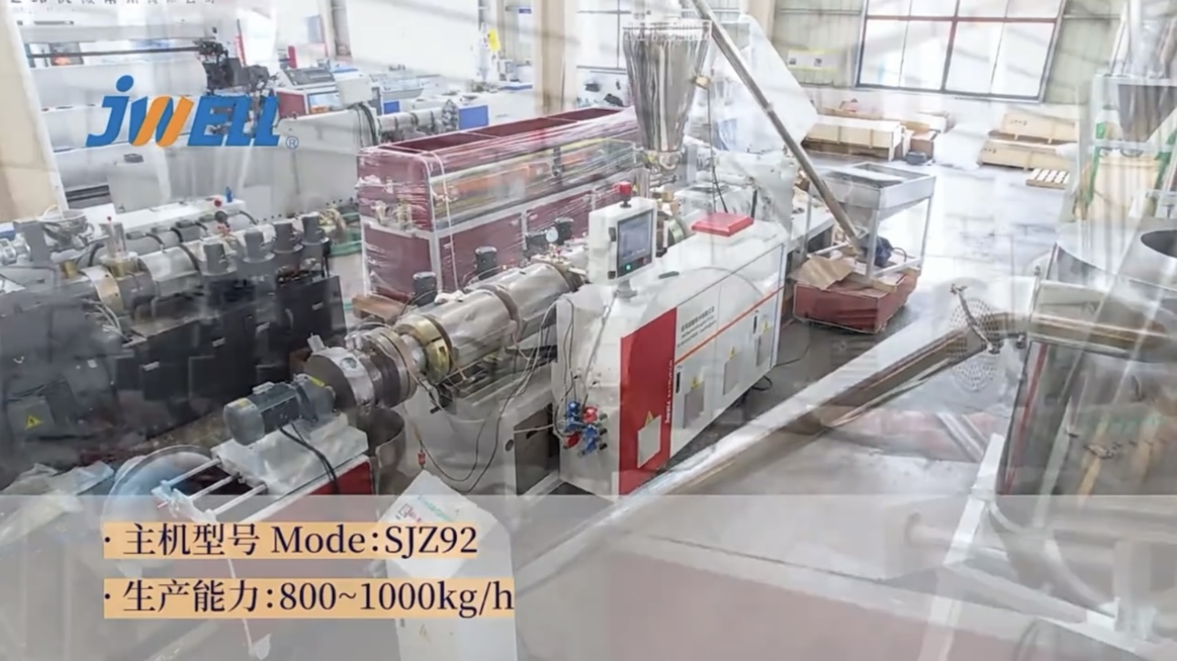 Jwell Extruder Machinery Counter Conical Twin Screw Extruders