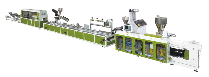 PVC Parallel High Speed Profile Extrusion Line