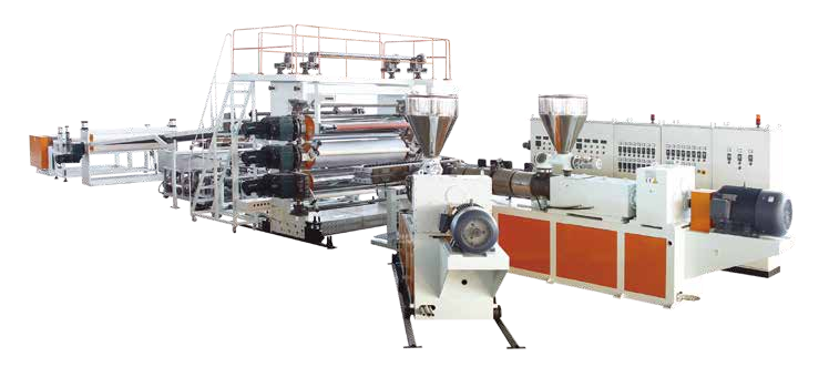 PP and Wood Power/Bamboo Power And Fiber Composite Sheet Extrusion Line