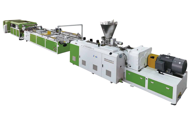 PVC Shaped Wide Plate Extrusion Line