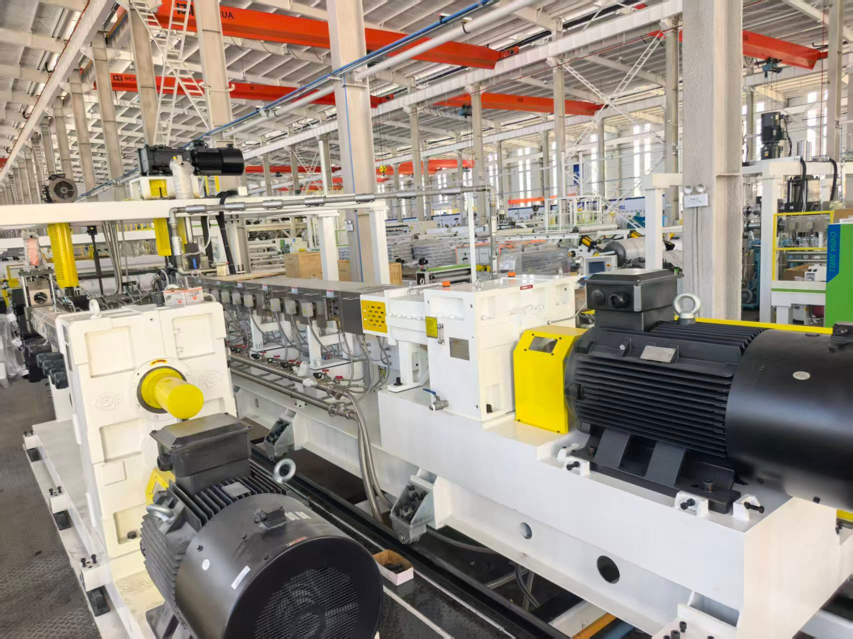 Automotive Acoustic Insulation Pad Extrusion Machine Line |JWELL PE EVA POE Composite Line
