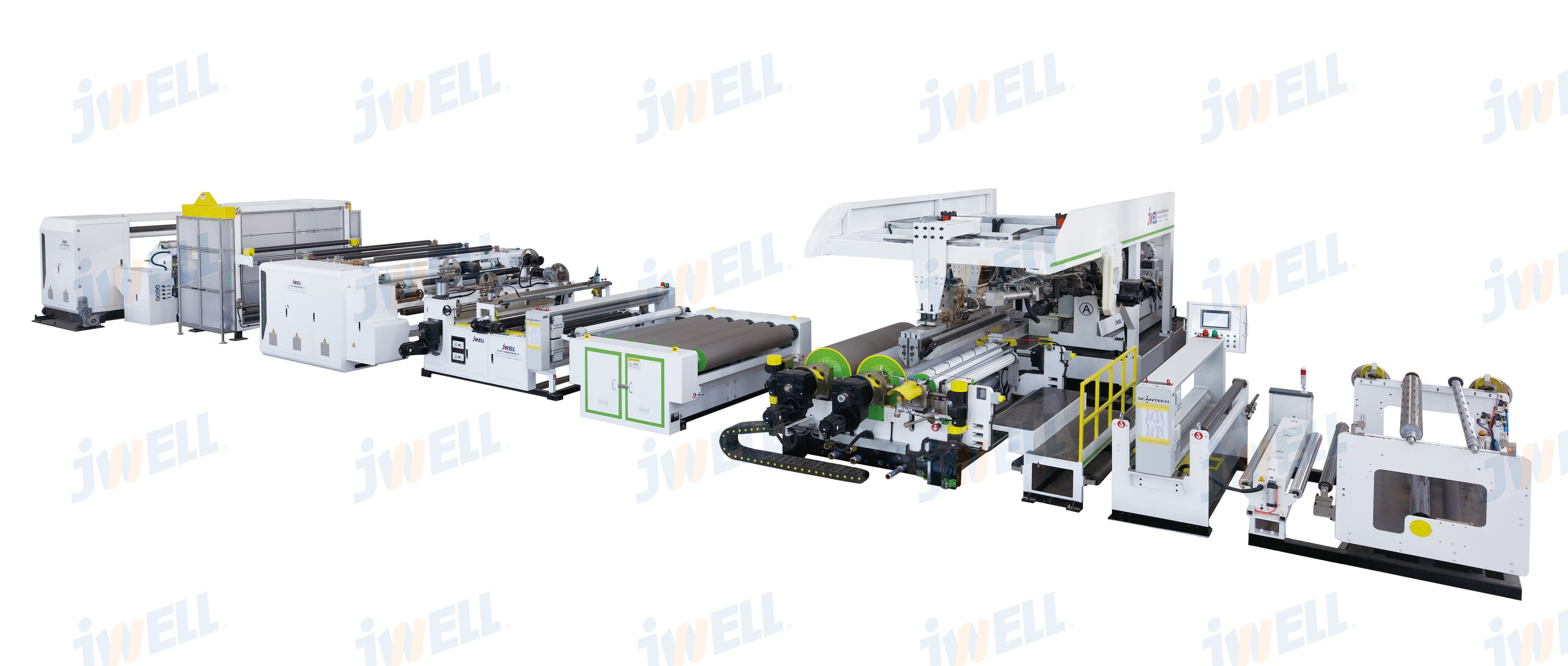 Jwell TPU Casting Lamination Film Extrusion Machine Line Online Composite Extruder Machine