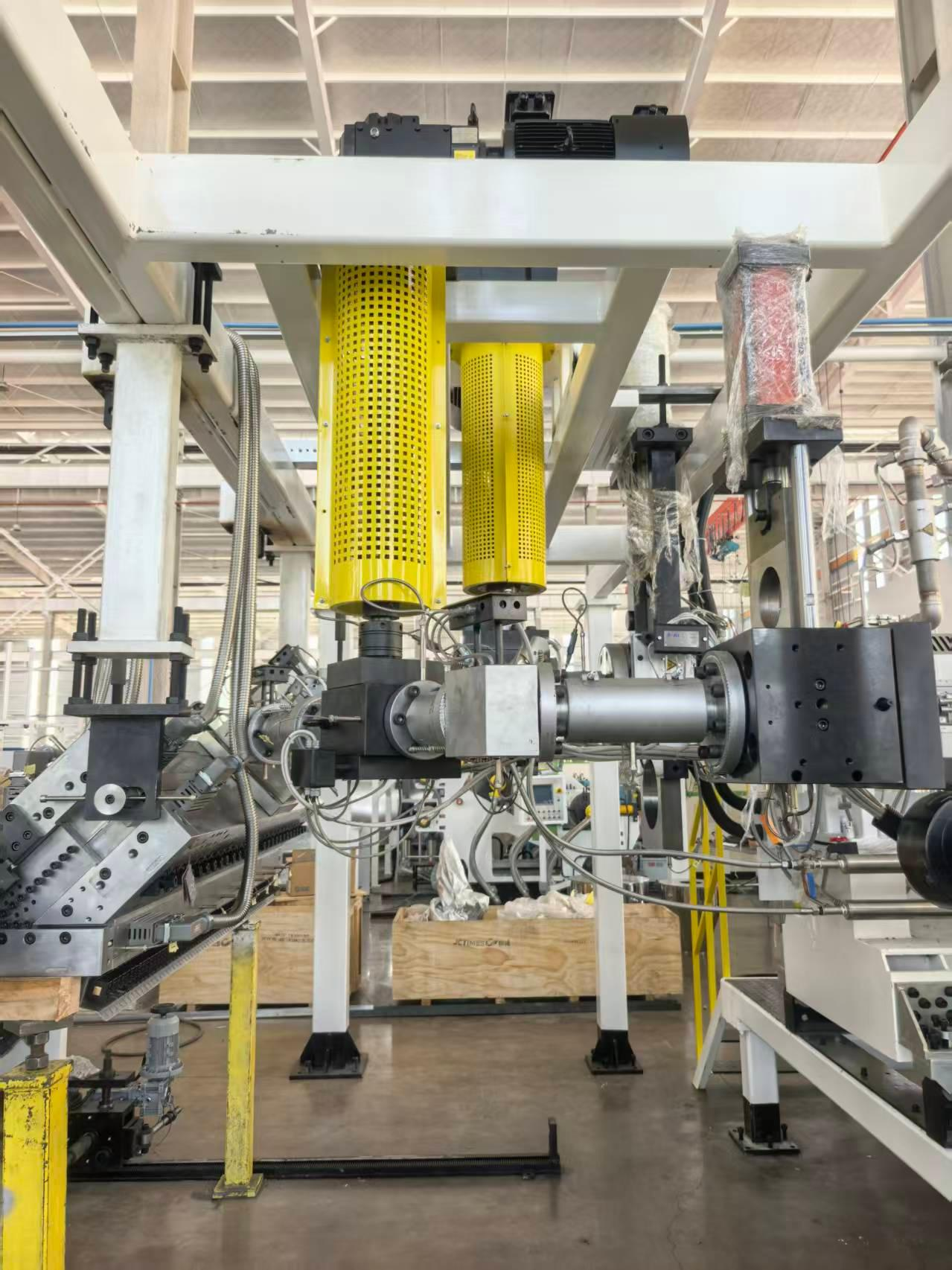 Automotive Acoustic Insulation Pad Extrusion Machine Line |JWELL PE EVA POE Composite Line